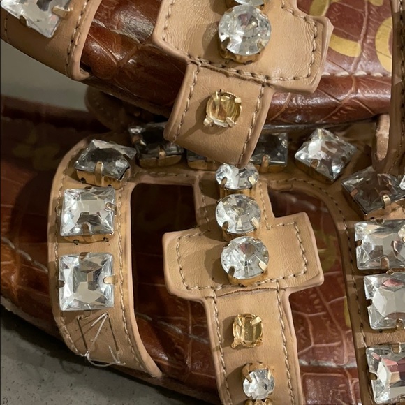 Sam Edelman Rhinestone Sandals - Picture 2 of 3